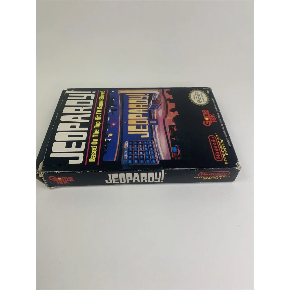 Jeopardy Nintendo Entertainment System NES CIB Complete w/ Box NICE‎ Black Box